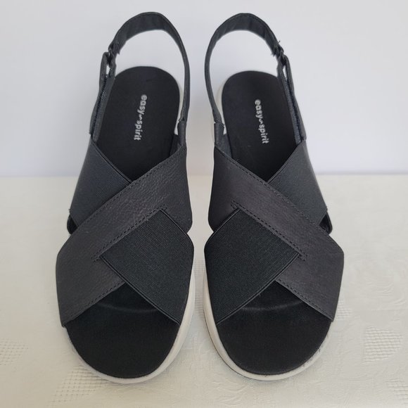 EASY SPIRIT Daimiel3 Textile Sandals- Black color- Women's Size 9M - Picture 5 of 11